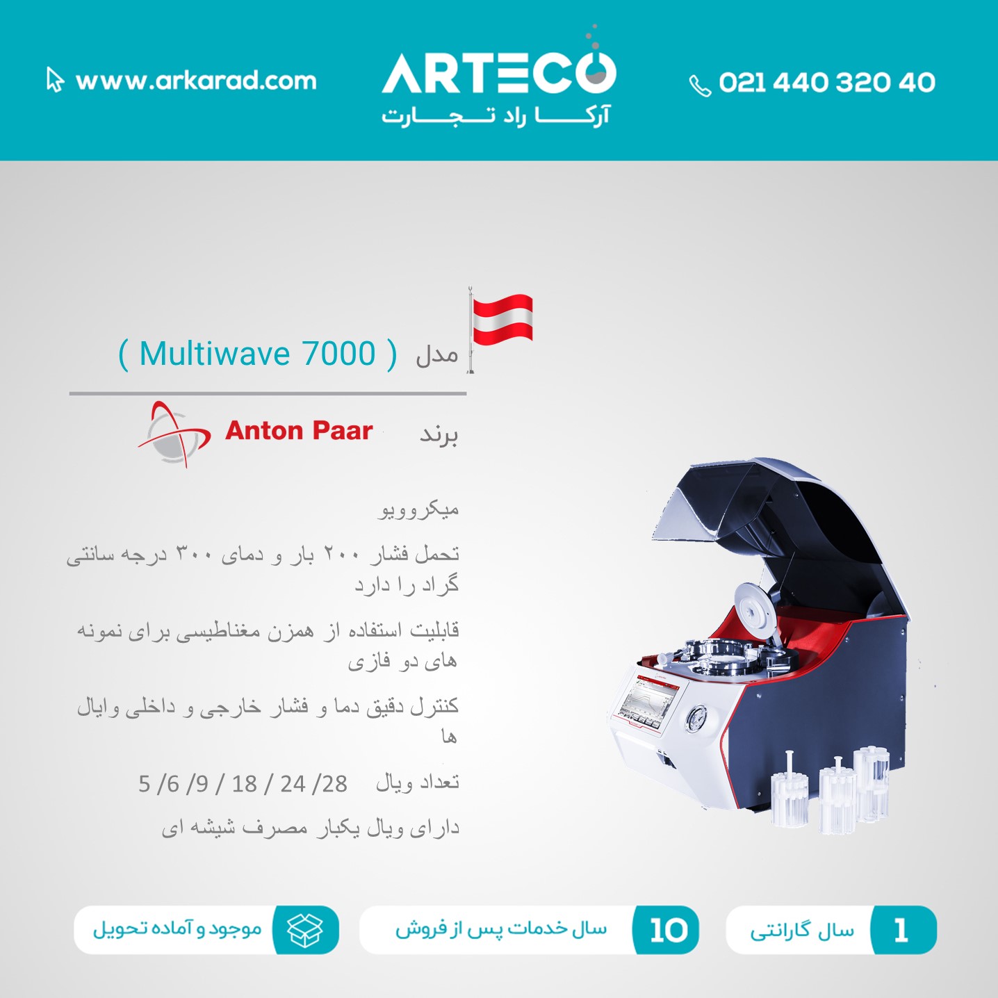 میکروویو مدل (Multiwave 7000)