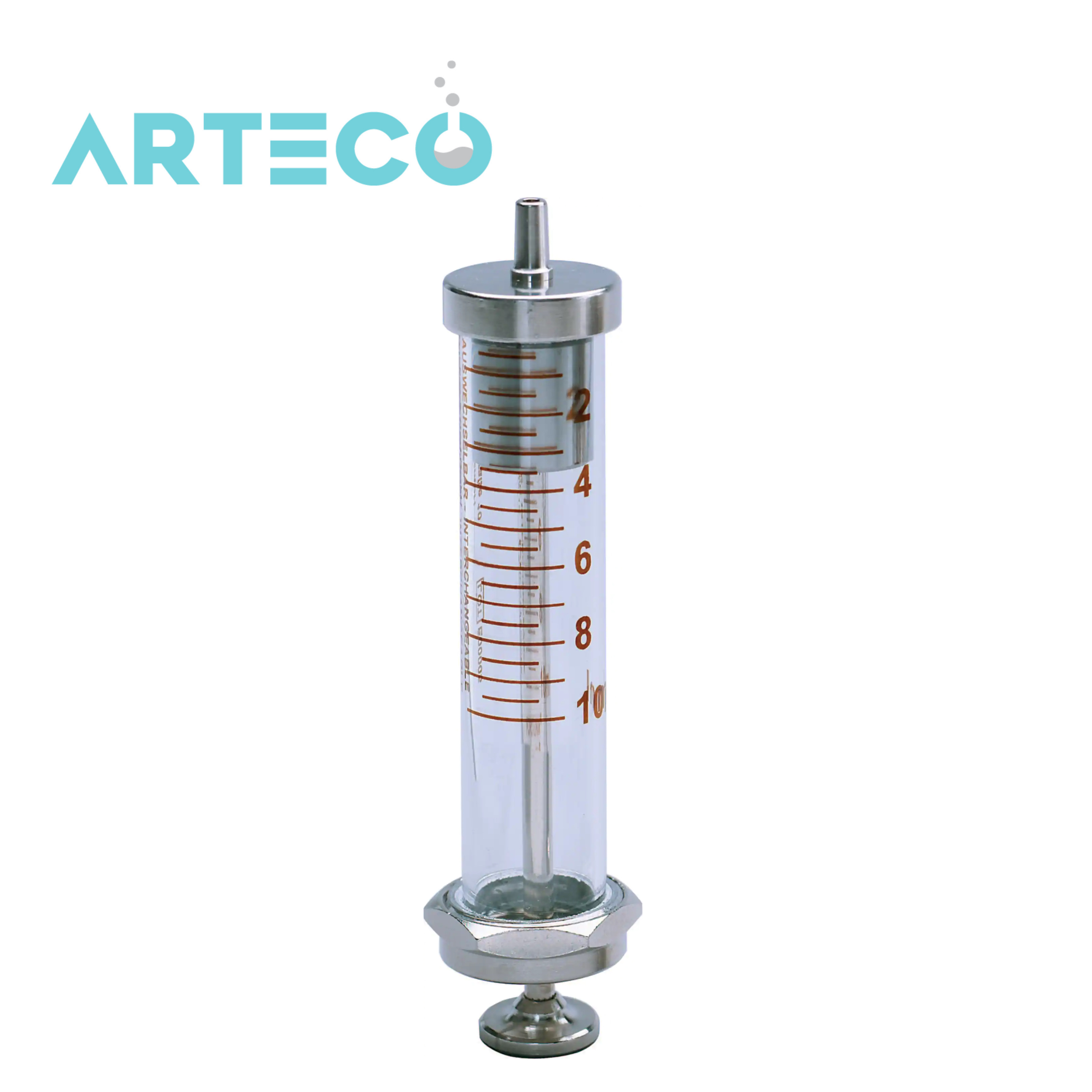 سرنگ شیشه ای فلزی مدل (METAL LUER TIP)